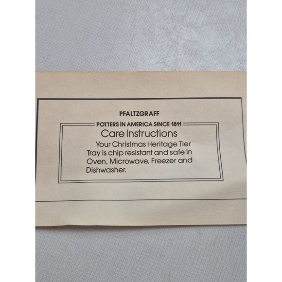 Christmas Tree Two-Tier Serving Tray By Pfaltzgraff Tabletops Gallery - Picture 10 of 10